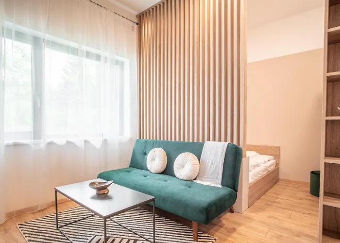 アパート Patronka - Stylish With A Divided Sleeping Area ブラチスラヴァ